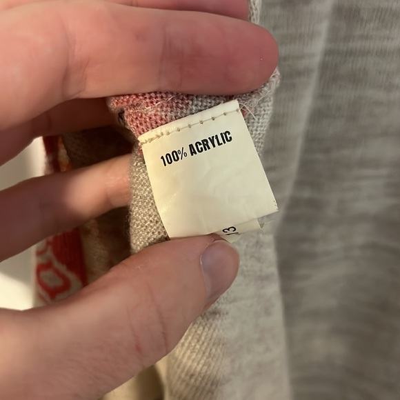 Side slit front button knit kurta dress for fall/winter - Picture 7 of 7